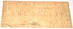 State of North Carolina $1 Oct 20 1861 Series Note