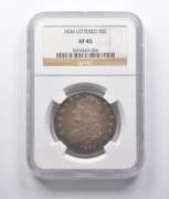 XF45 1836 Capped Bust Half Dollar Lettered NGC