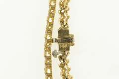 14K Yellow Gold 0.75 Ctw Diamond Classic Simple Tennis Bracelet