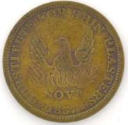 1837 Phoenix Millions For Defense Hard Times Token HT-57 R-2