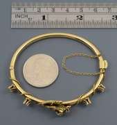 Fun Vintage 14k & Diamond Bangle