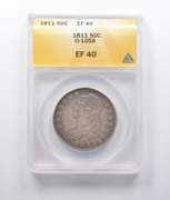 EF40 1811 Capped Bust Half Dollar O-105A ANACS