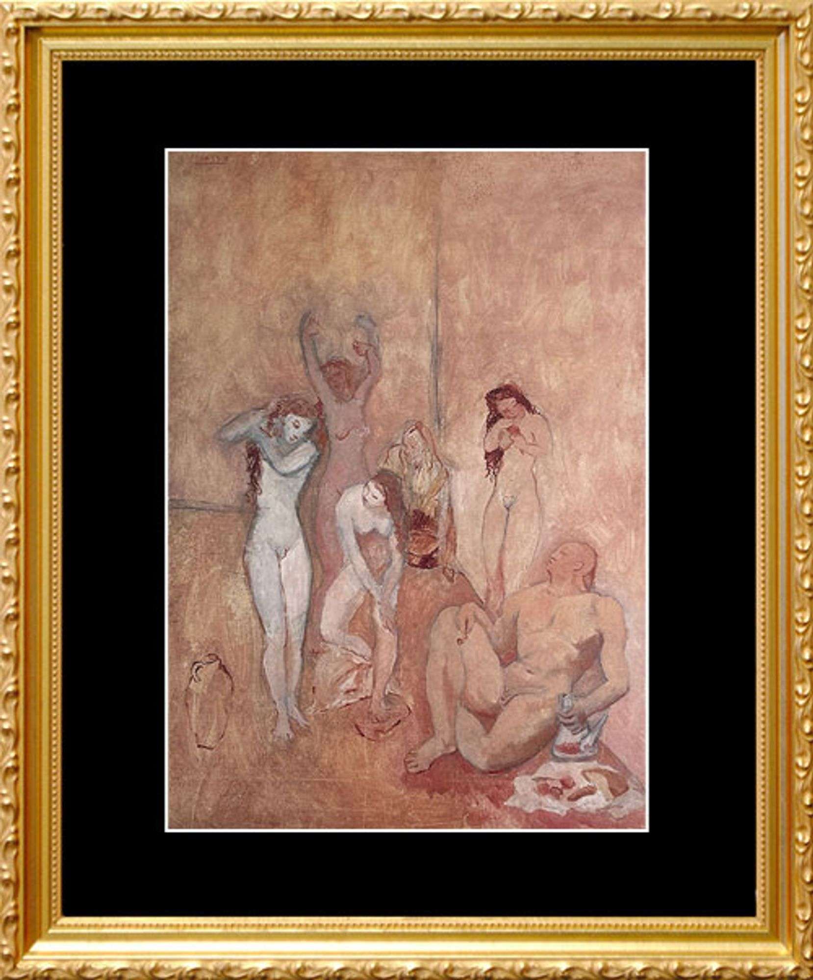 PABLO PICASSOパブロピカソ【QUATRE NUS AU HAREM】 The Harem | Cleveland Museum of Art