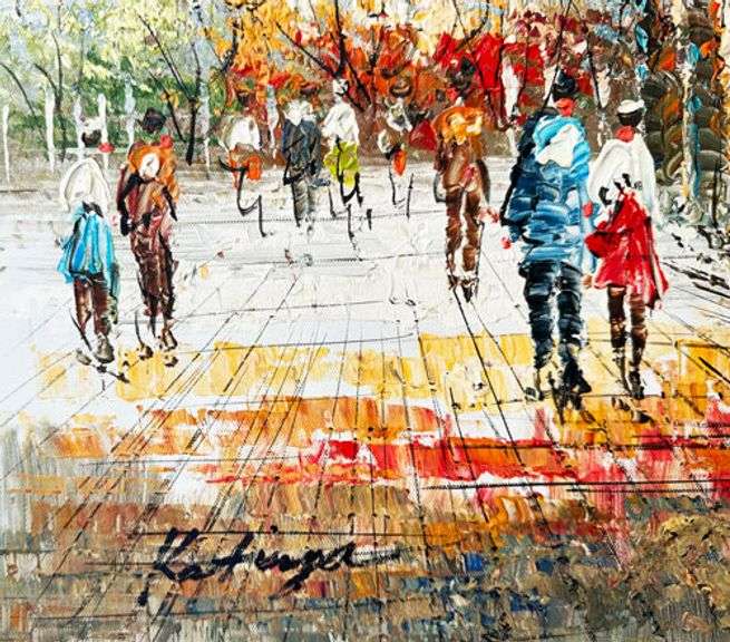 UNIQUE AND BEAUTIFUL PAINTING ON CANVAS