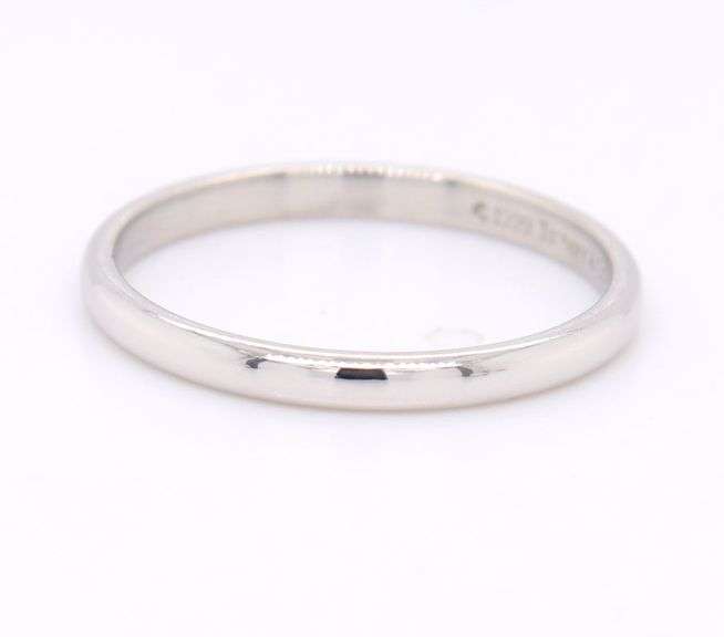 Platinum Tiffany & Co Forever 2mm Band