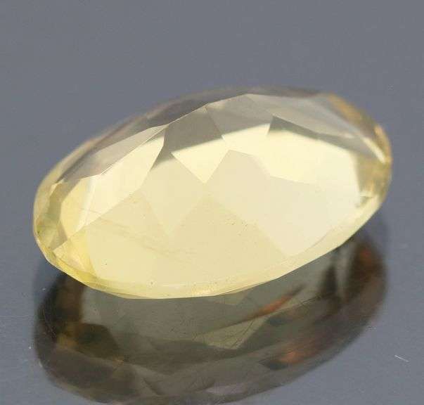 Vivid 11.01ct light yellow Citrine
