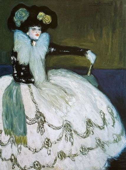 Pablo Picasso, Lady in Blue (1901)