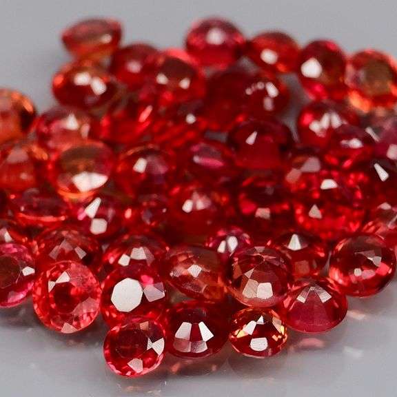 Dazzling 3.95ct diamond cut Songean Sapphire set