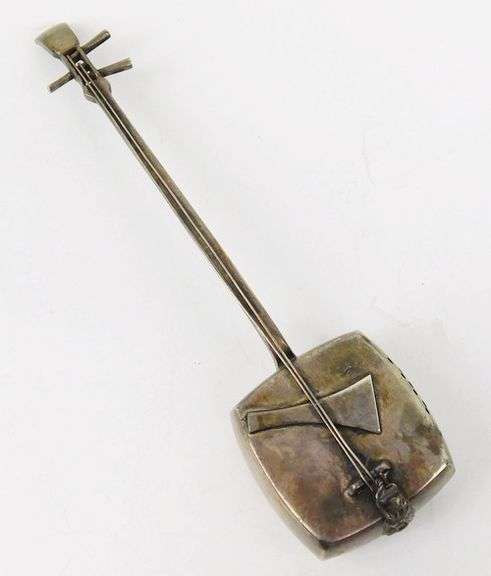 Rare Antique 950 Sterling Figural Vinaigrette