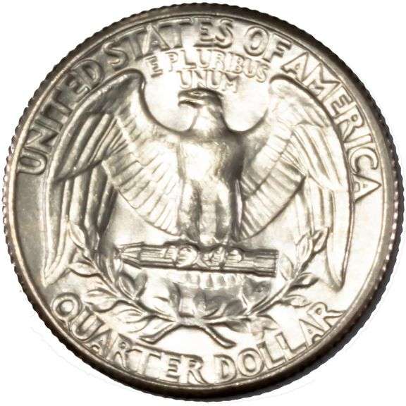 GEM BU 1938  Frosty White Washington Quarter