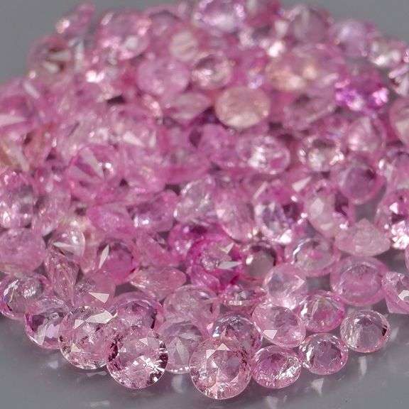 Rare heated only 7.25ct pink Sapphire set