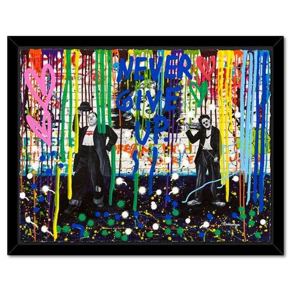 Chaplin and Hardy by Rovenskaya Original