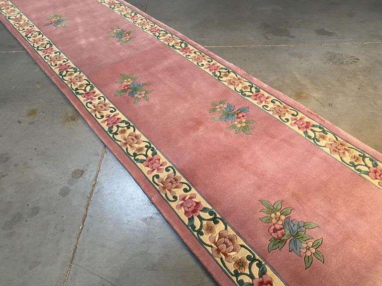 Fine Aubusson Runner 2.3x12