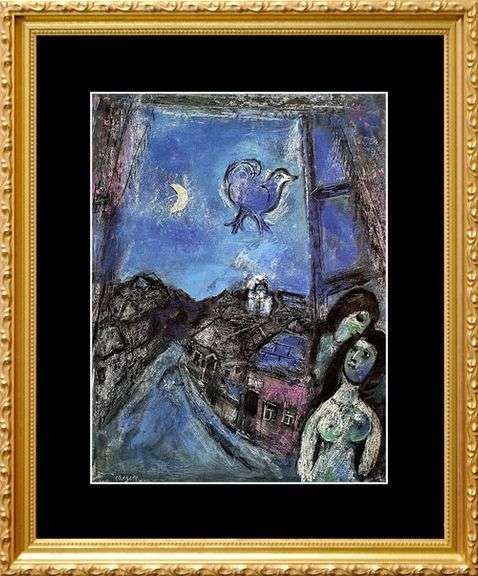 Marc Chagall, Evening at the Window