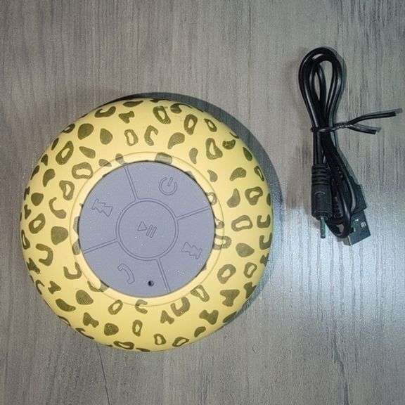 Leopard Print Shower Bluetooth Speaker