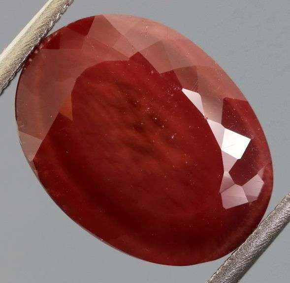 Don't miss this 4.98ct top violet red Andesine!