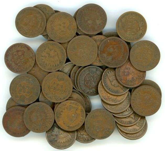 Roll of 50 Indian Head Cents