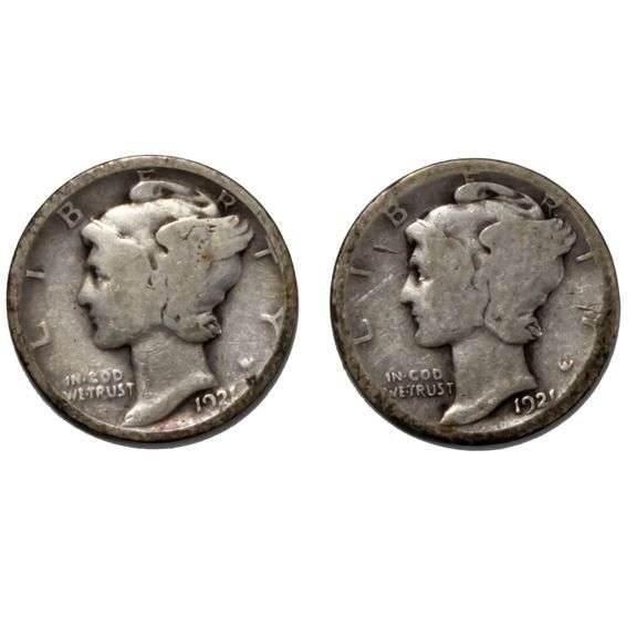 1921 1921 D Mercury Dimes