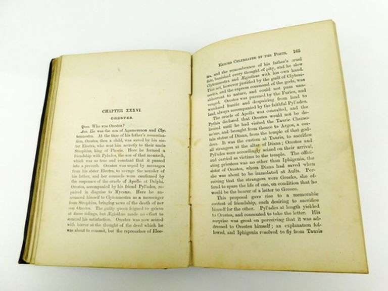 1882 The Student's Mythology Antique Book