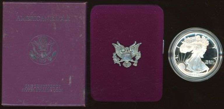 1993 Proof Silver Eagle in Original Box