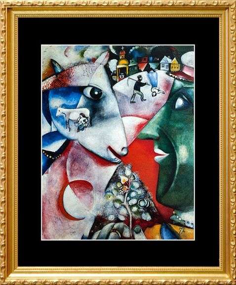 Marc Chagall, I and the Village (1911)