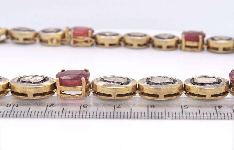Magnificent high quality Ruby & Diamond Handmade Necklace