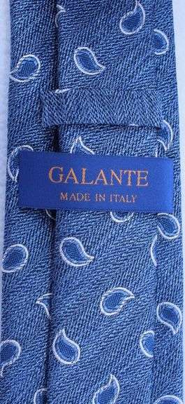 Fine Quality Italian Hand Made Silk Tie By Galante