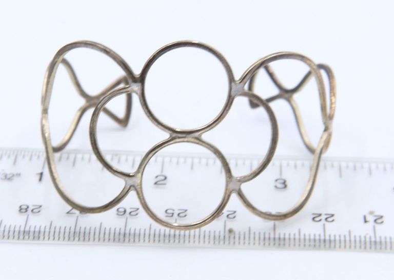 Big Group Lot of Vintage 925 Sterling Silver Cuff Bangles