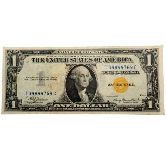 Slider $1 North Africa 1935 A Emergency Issue Silver Certificate