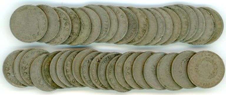 Roll of Liberty 'V' Nickels