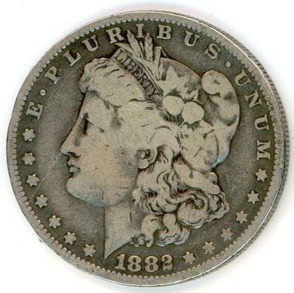1882-O Morgan Silver Dollar