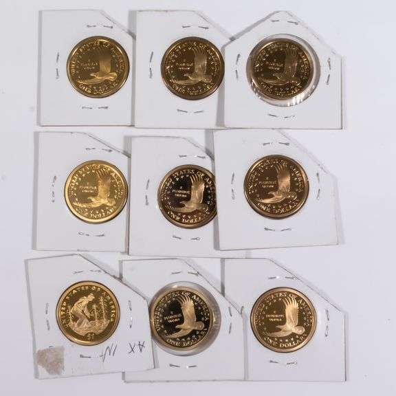 2000 S -2009 S Proof Sacagawea Dollars