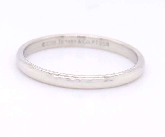 Platinum Tiffany & Co Forever 2mm Band