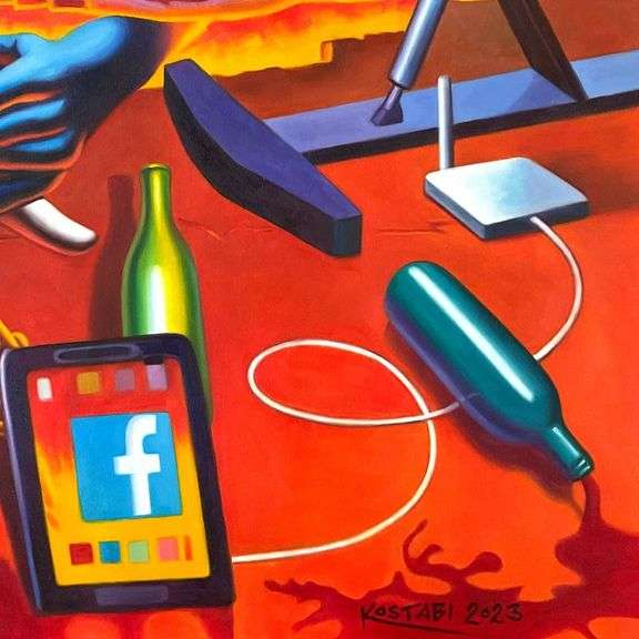 Faster Pieces are Masterpieces by Kostabi