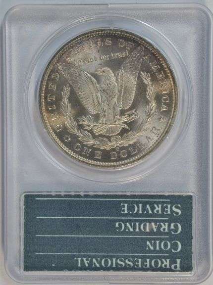 Scarce Choice BU 1879-O Morgan Silver Dollar. Old PCGS MS62