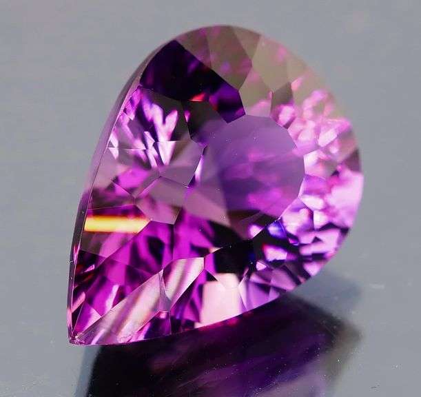 Wonderful 11.39ct concave cut Amethyst