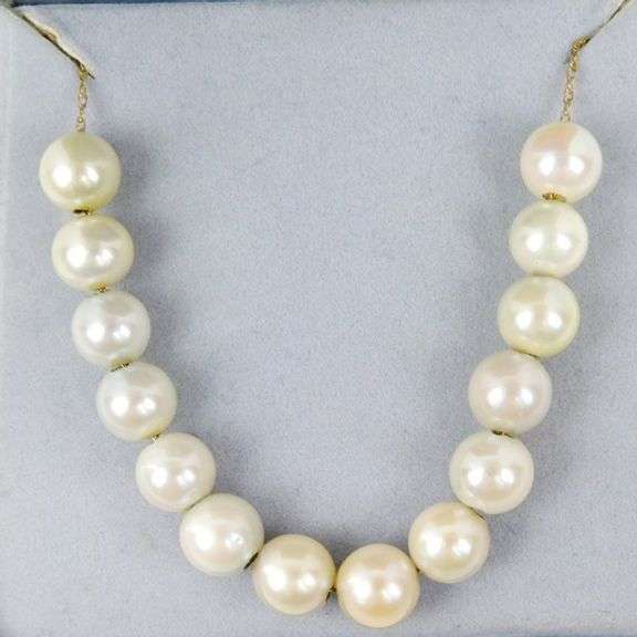 Vintage 14K Gold Add-A-Pearl Necklace