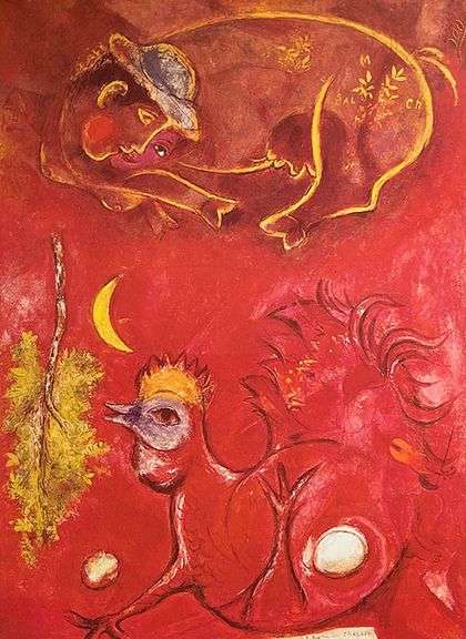 Marc Chagall, At Cock Crow