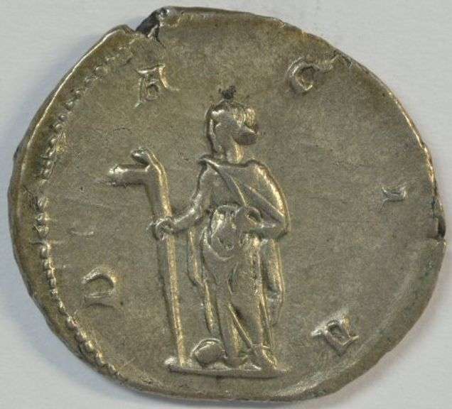 Nice and Scarce Trajan Decius Roman Silver Piece, 249-251 AD