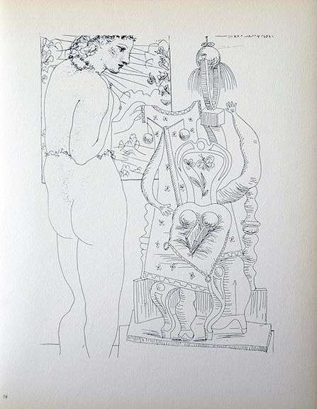 PABLO PICASSO, MODEL AND SURREALIST SCULPTURE