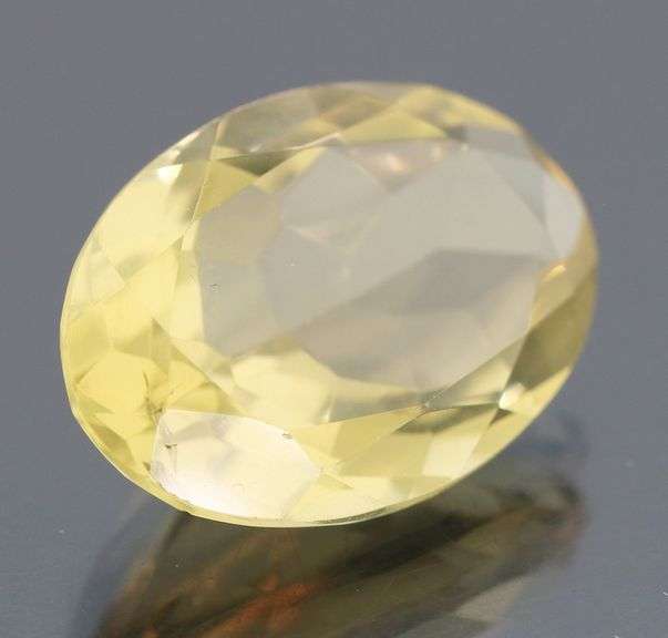 Vivid 11.01ct light yellow Citrine
