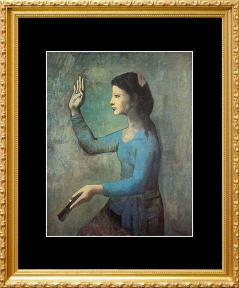 Pablo Picasso, Woman with a Fan  (1907)