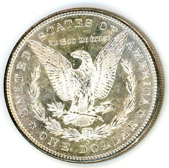 Gorgeous Prooflike Uncirculated 1881-S Morgan Silver Dollar