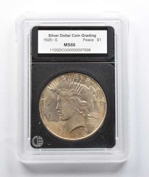 MS66 1926-S Peace Silver Dollar SDCG