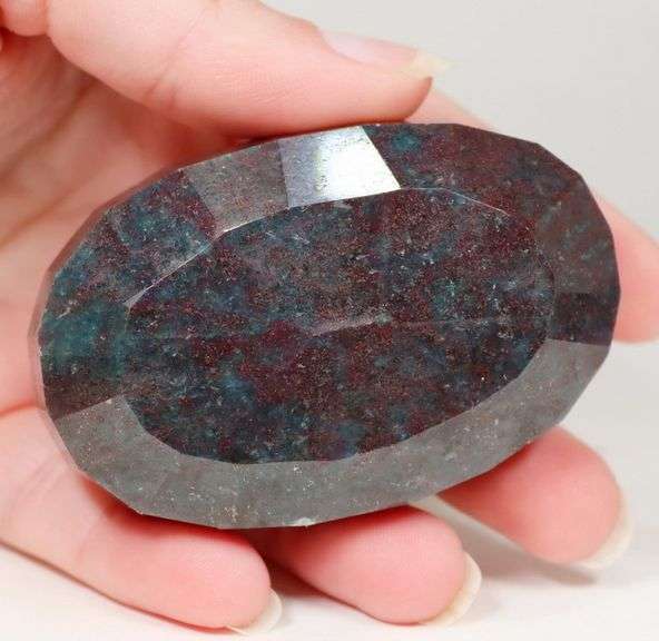 Heavy! 950ct oval cut Ruby in Kyanite