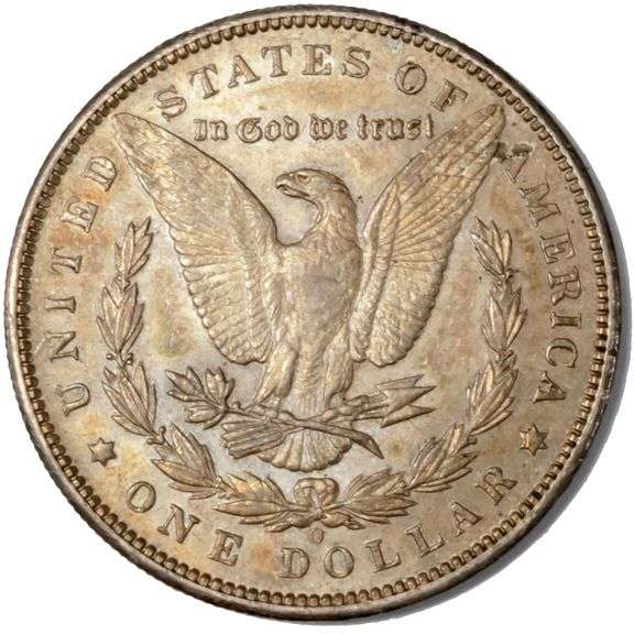 1899 O Toned Unc Morgan Dollar