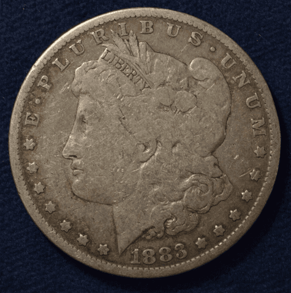 1883 Morgan Silver Dollar Circulated