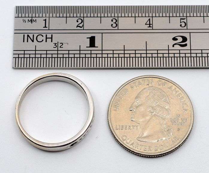 Practical 14K WG Channel Set Diamond Band