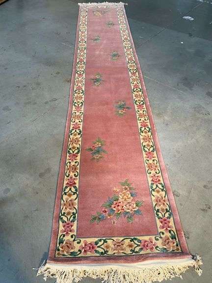 Fine Aubusson Runner 2.3x12