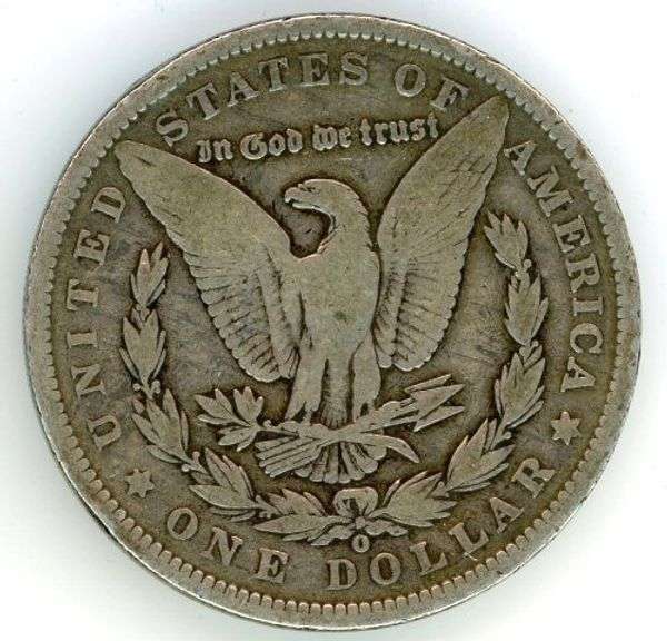 1890-O Morgan Silver Dollar